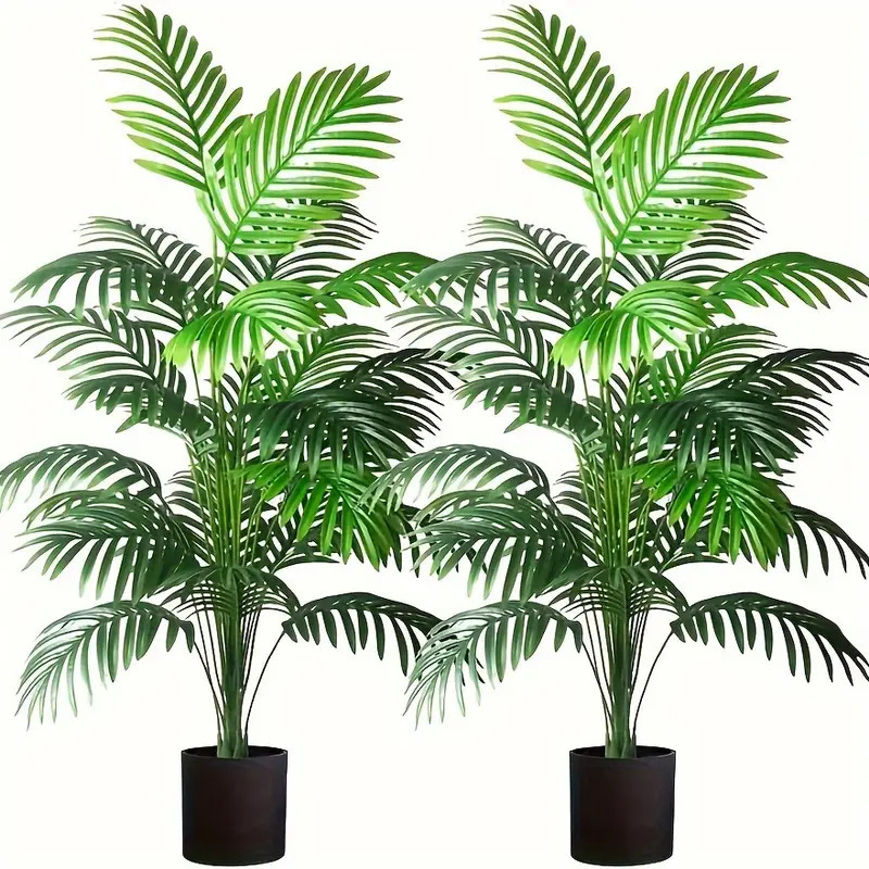 Bonsai Garden Tree - 24 folhas areca palma plantas artificiais