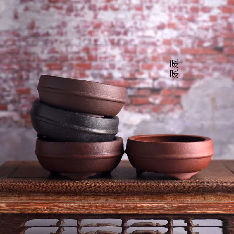 Bonsai Garden Table - Bonsai Círculo Cerâmica Panela, Chinesa Tradicional,