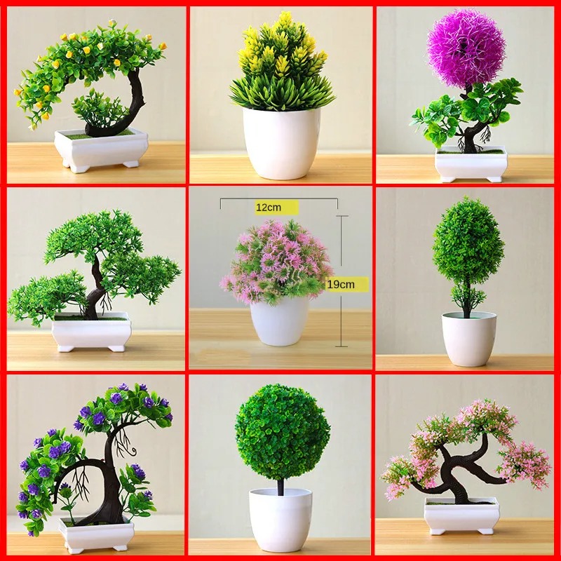 Bonsai Garden Table - Planta Artificial Pequena em Vaso, Bonsai