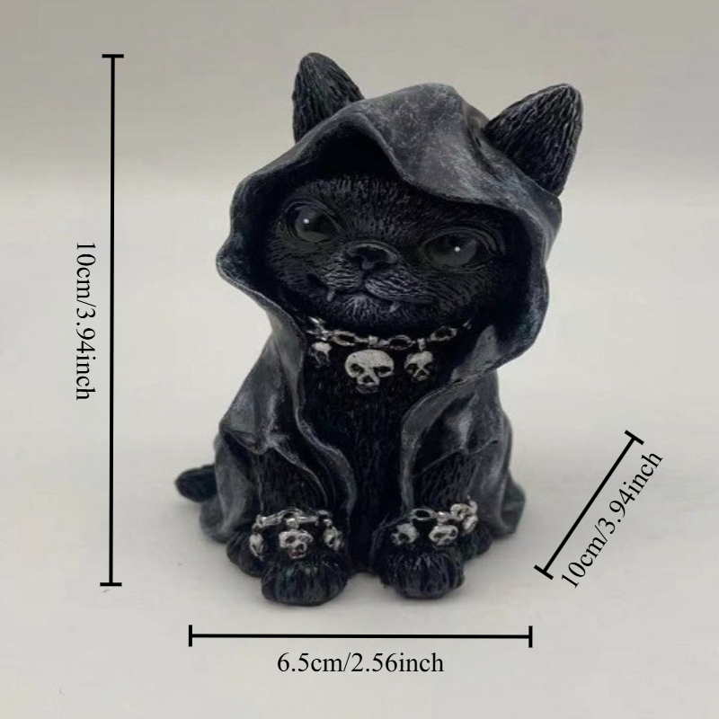 Halloween gato mágico resina a - Bonsai Garden Desk avaliação e preço