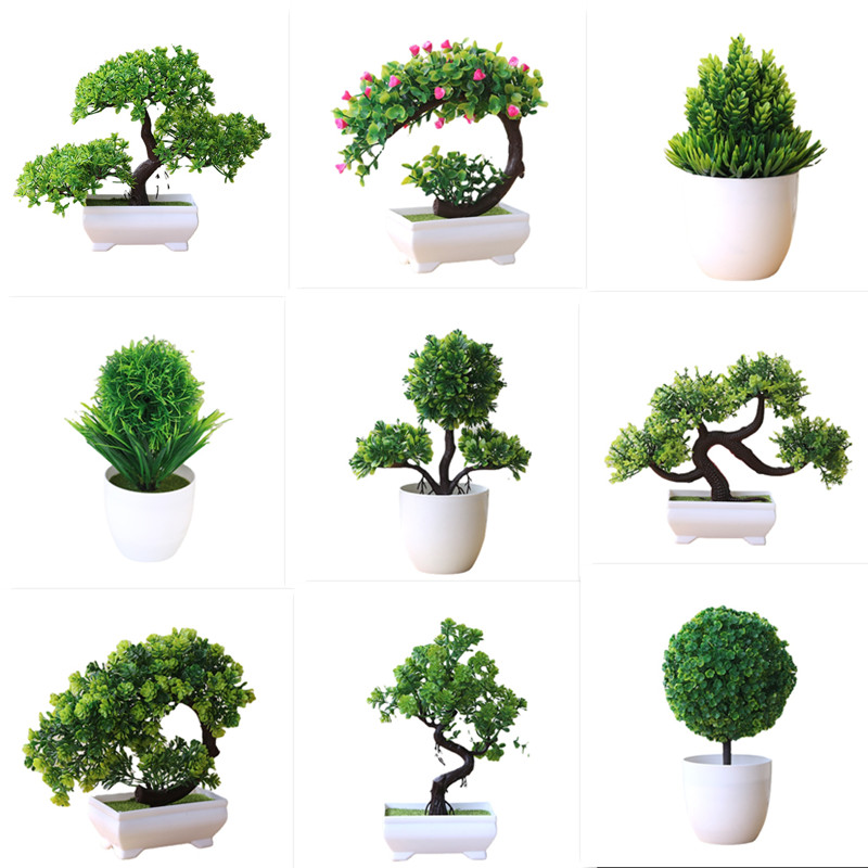 1pc plantas artificiais bonsai - Bonsai Garden Sushi avaliação e preço