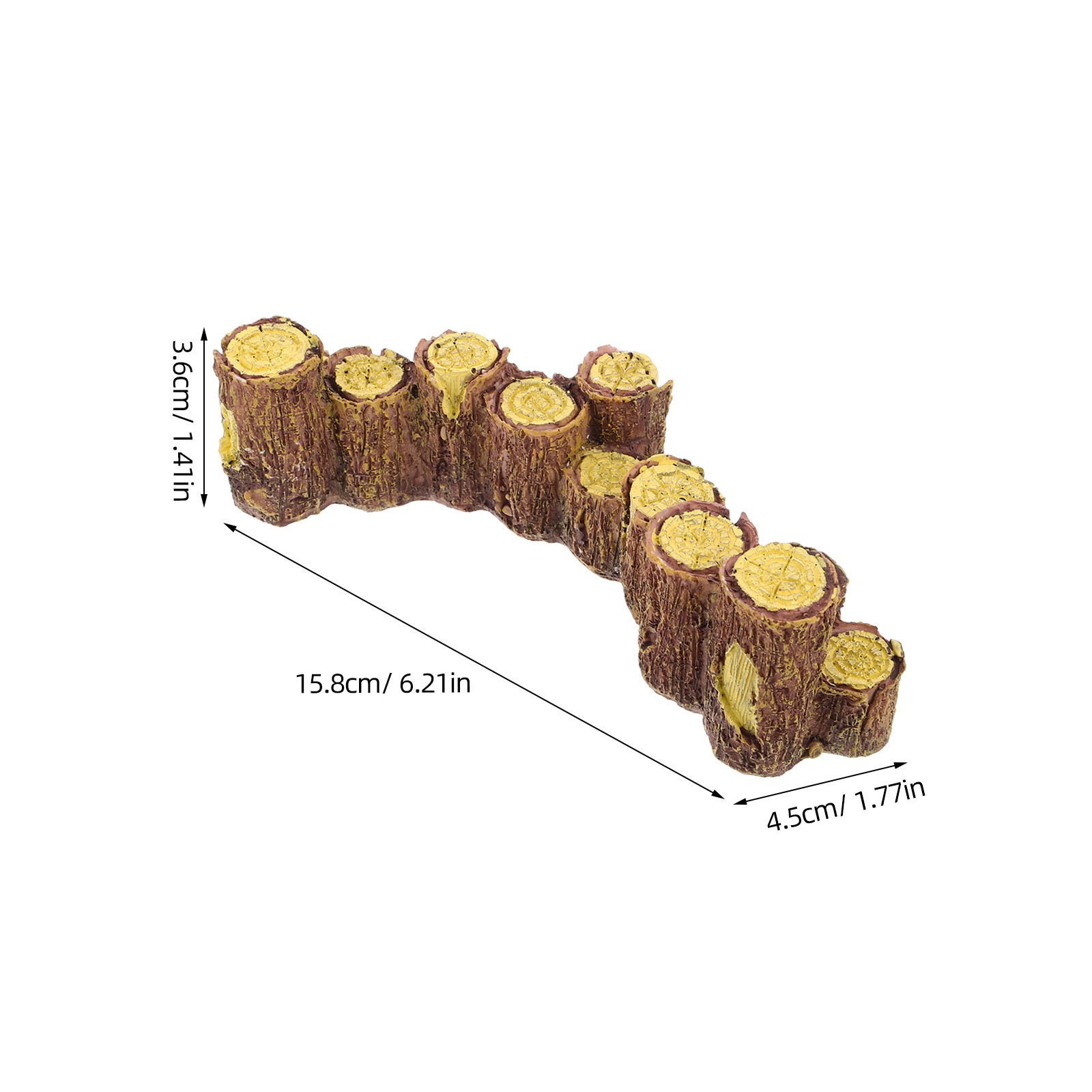 3 Peças de Tocos de Árvore de  - Bonsai Garden Table avaliação e preço
