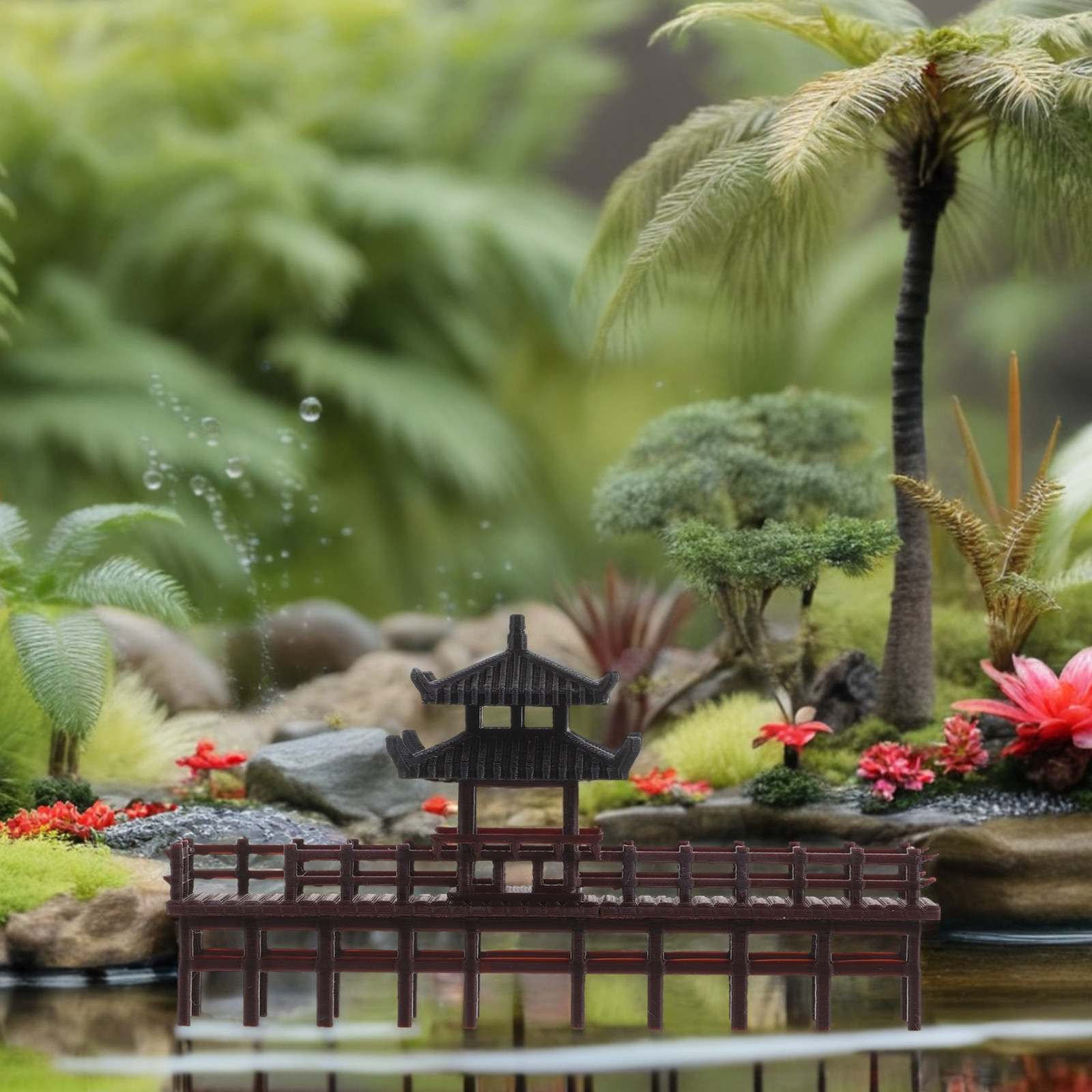Miniatura de Ponte Chinesa par - Bonsai Garden Landscape Design avaliação e preço