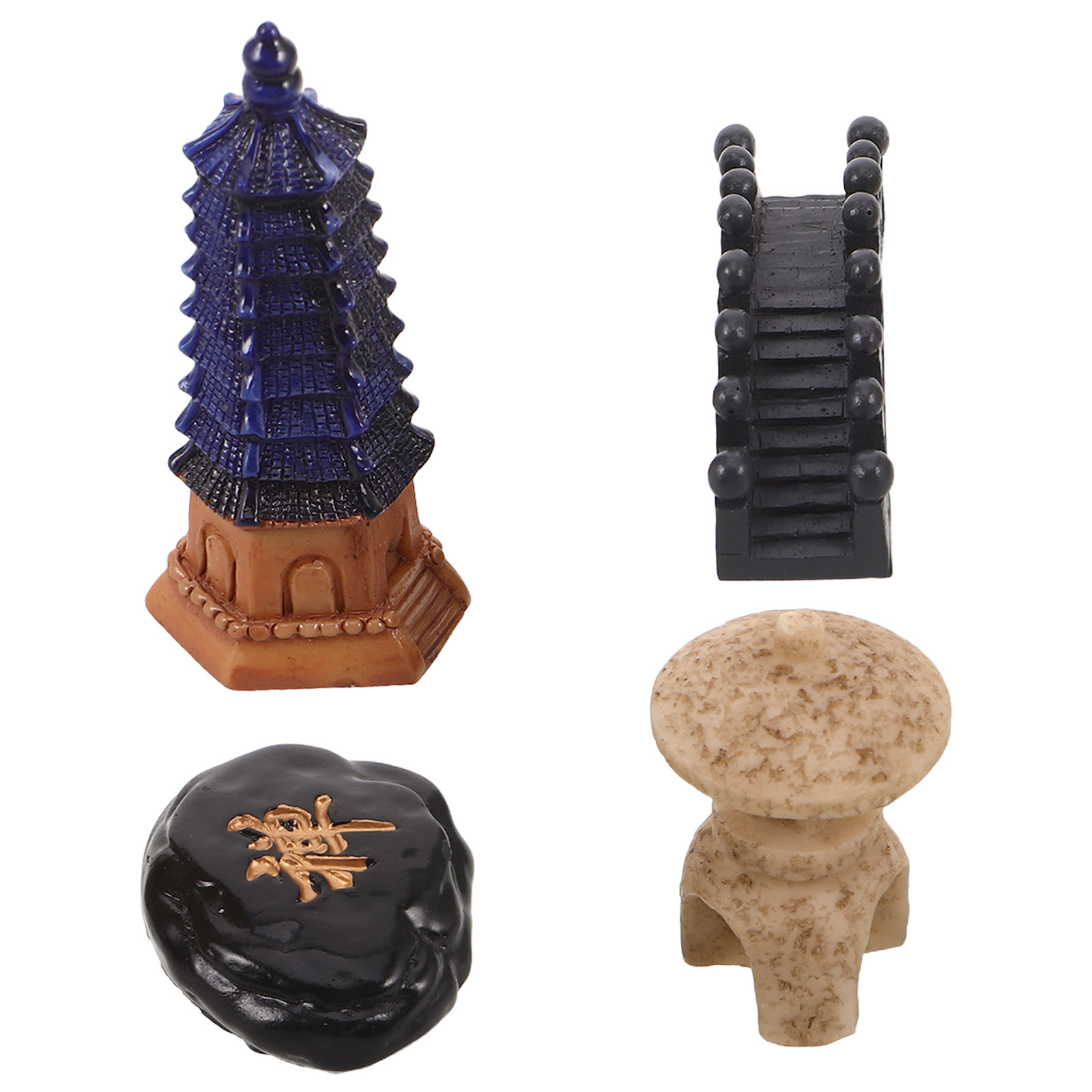 Conjunto de 4 Peças de Estátua - Bonsai Garden Desk avaliação e preço