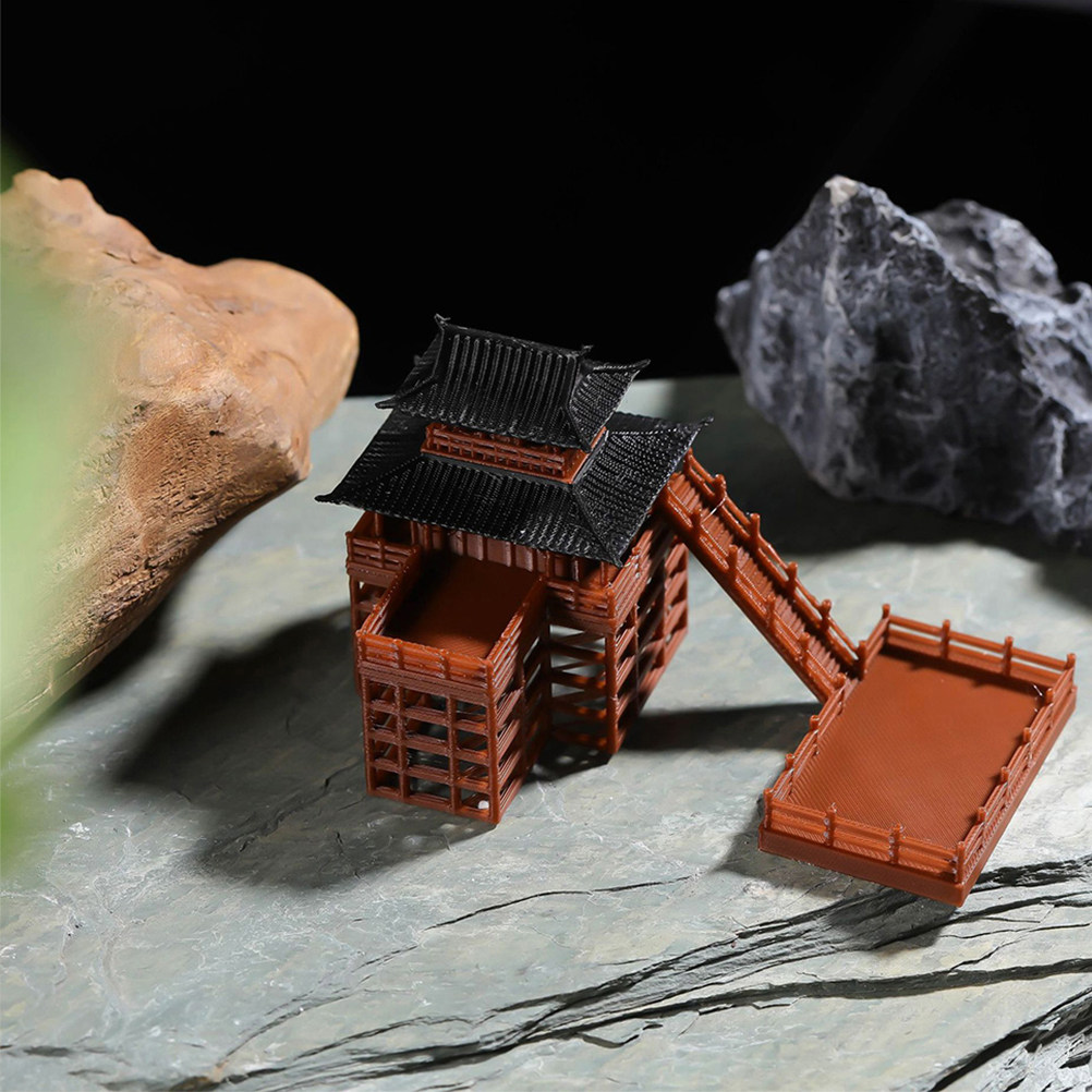 2 Peças de Pavilhão Japonês em - Bonsai Garden Desk avaliação e preço