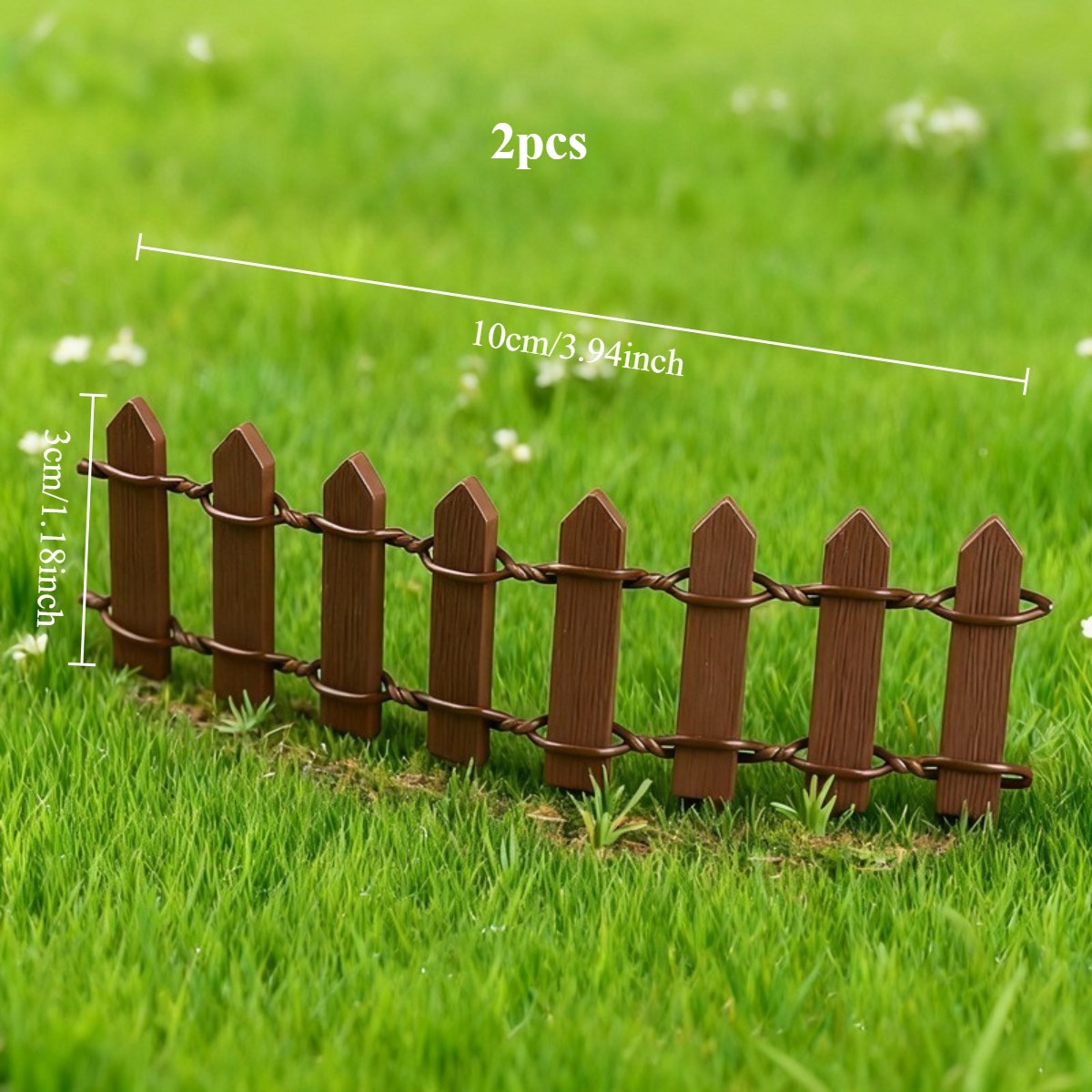 2 Peças Mini Cerca de Madeira  - Bonsai Garden Ideas avaliação e preço