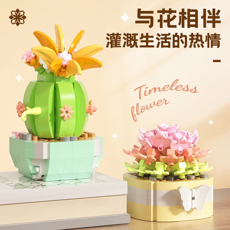 Flower Suculents Building Bloc - Bonsai Garden Kit avaliação e preço