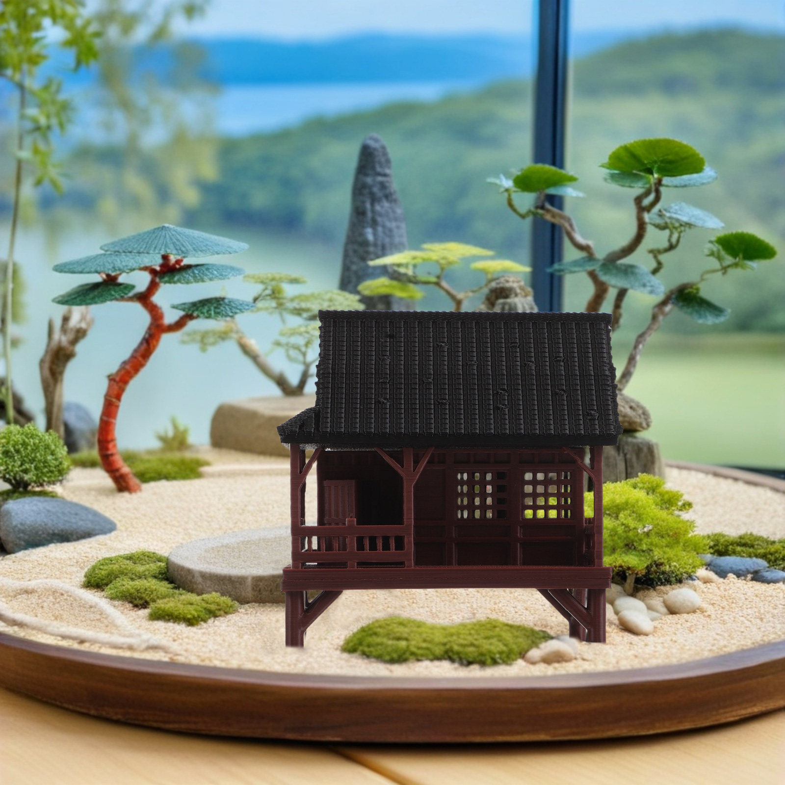 Decoração de Pavilhão Pequeno  - Bonsai Garden Landscape Design avaliação e preço