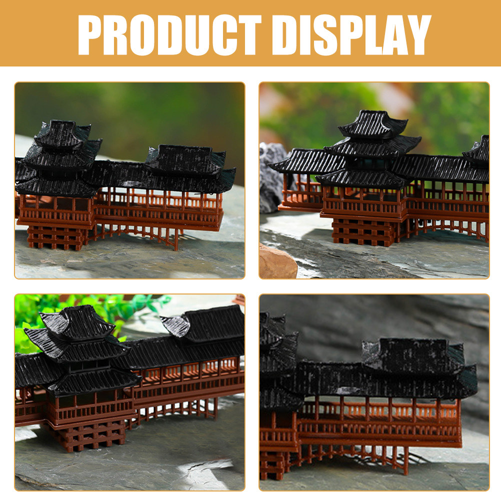 2 Peças Mini Ornamento de Pont - Bonsai Garden Landscape Design avaliação e preço