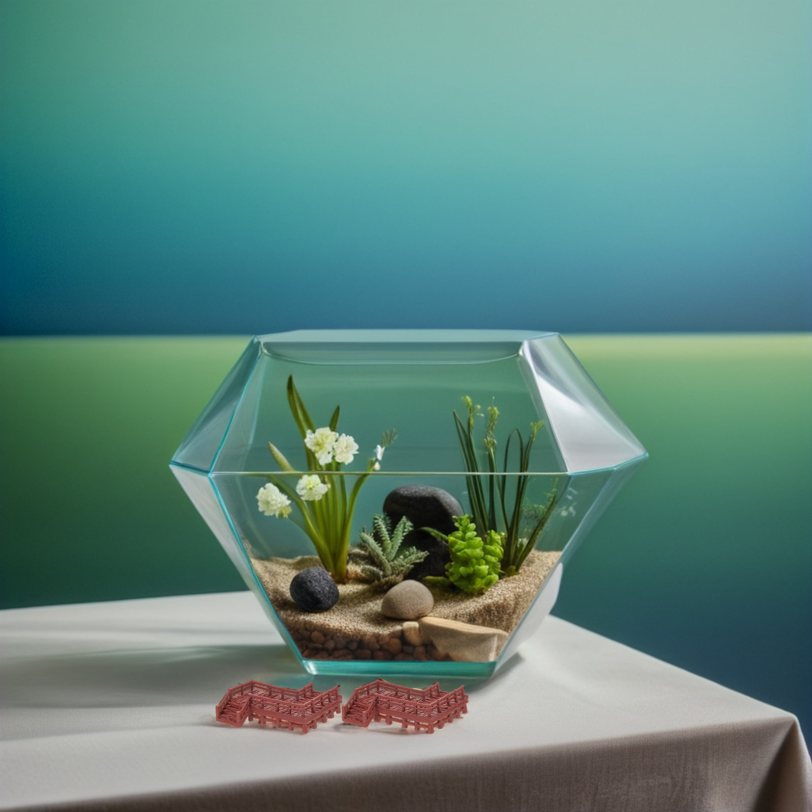 4 Peças de Ponte Miniatura par - Bonsai Gardener avaliação e preço