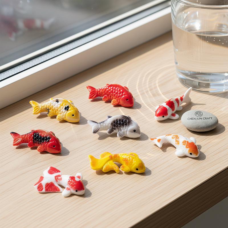 Mini Figuras de Peixe Koi em R - Bonsai Koi Garden avaliação e preço