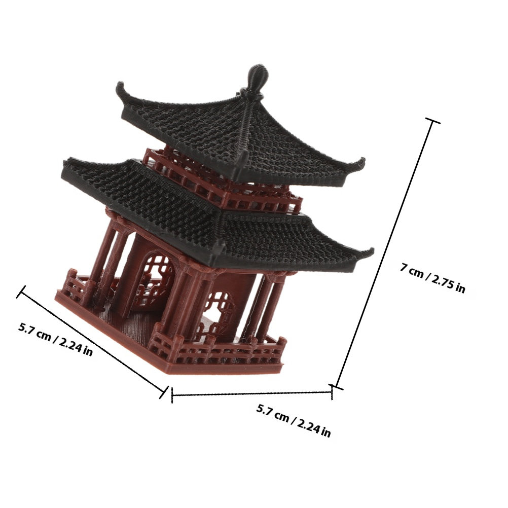 Estátua de Pagode em Miniatura - Bonsai Garden Landscape Design avaliação e preço