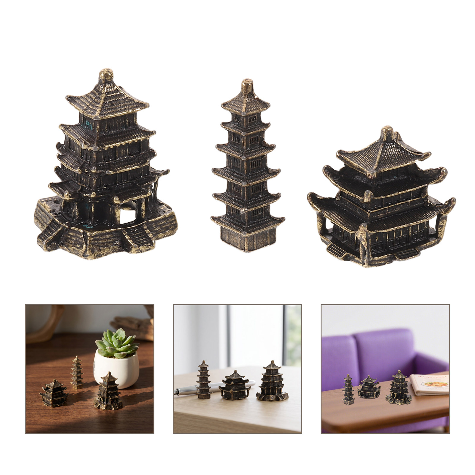 Conjunto de 3 Peças de Ornamen - Bonsai Garden Desk avaliação e preço